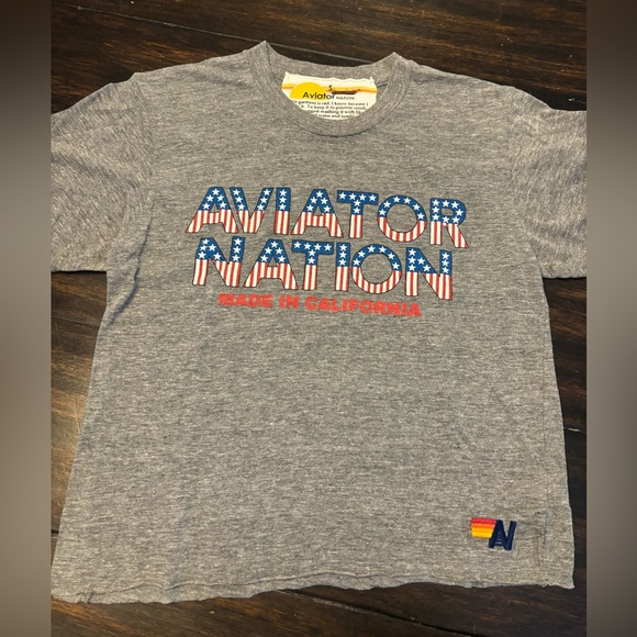 Aviator Nation Patriot Boyfriend Tee S/M 🇺🇸 - Picture 3 of 11